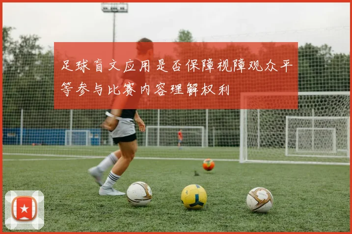 足球盲文应用是否保障视障观众平等参与比赛内容理解权利
